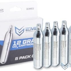 EMG 12 Gram CO2 Cartridge for Airsoft and Air Gun (Size: Box of 5)