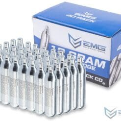 EMG 12 Gram CO2 Cartridge for Airsoft and Air Gun (Size: Box of 40)
