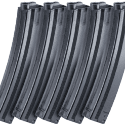 King Arms 100 Round Mid-Cap Magazine for MP5 Series AEGs (Package: Box of 5)
