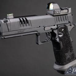 6mmProShop Staccato Licensed XC 2011 Gas Blowback T8 Airsoft Pistol w/ Muzzle Compensator (Model: Green Gas / Gun Only)