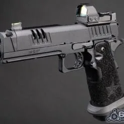 6mmProShop Staccato Licensed XC 2011 Gas Blowback T8 Airsoft Pistol w/ Muzzle Compensator (Model: Green Gas / Gun Only)