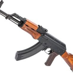 LCT Stamped Steel AKM Airsoft AEG Rifle w/ Full Stock (Model: Wood Furniture / EBB AEG)