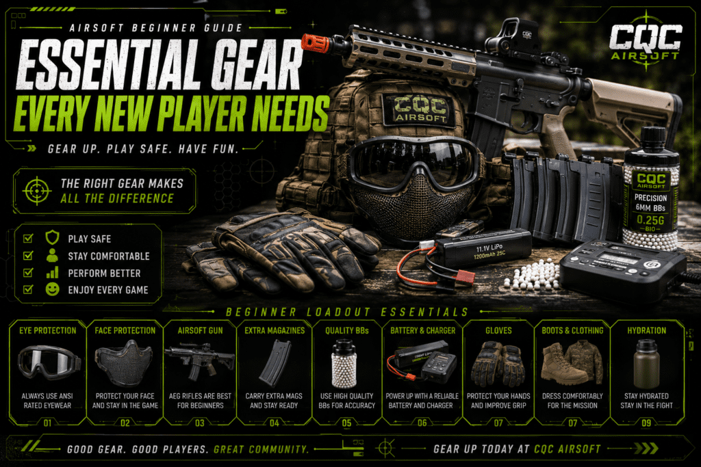 Airsoft Beginner Guide: Essential Gear Every New Player Needs