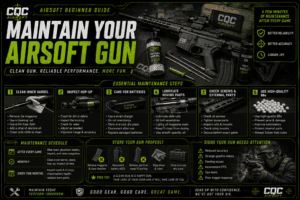 Airsoft maintenance guide for beginners
