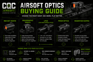 Airsoft optics buying guide