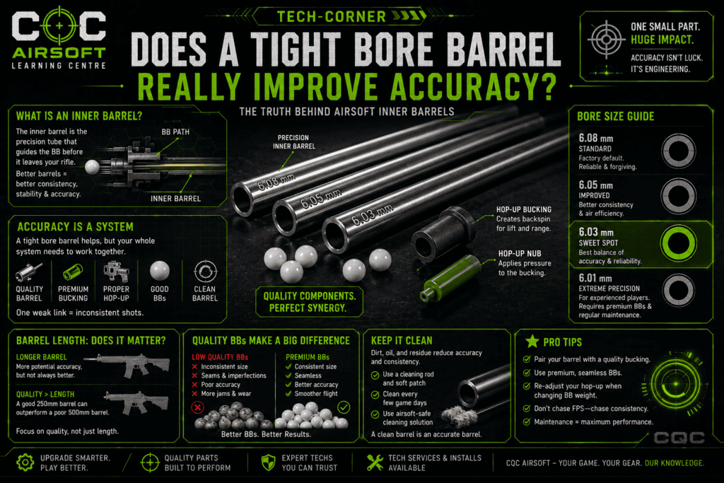 Airsoft Tech Corner: Does a Tight Bore Barrel Really Improve Accuracy?