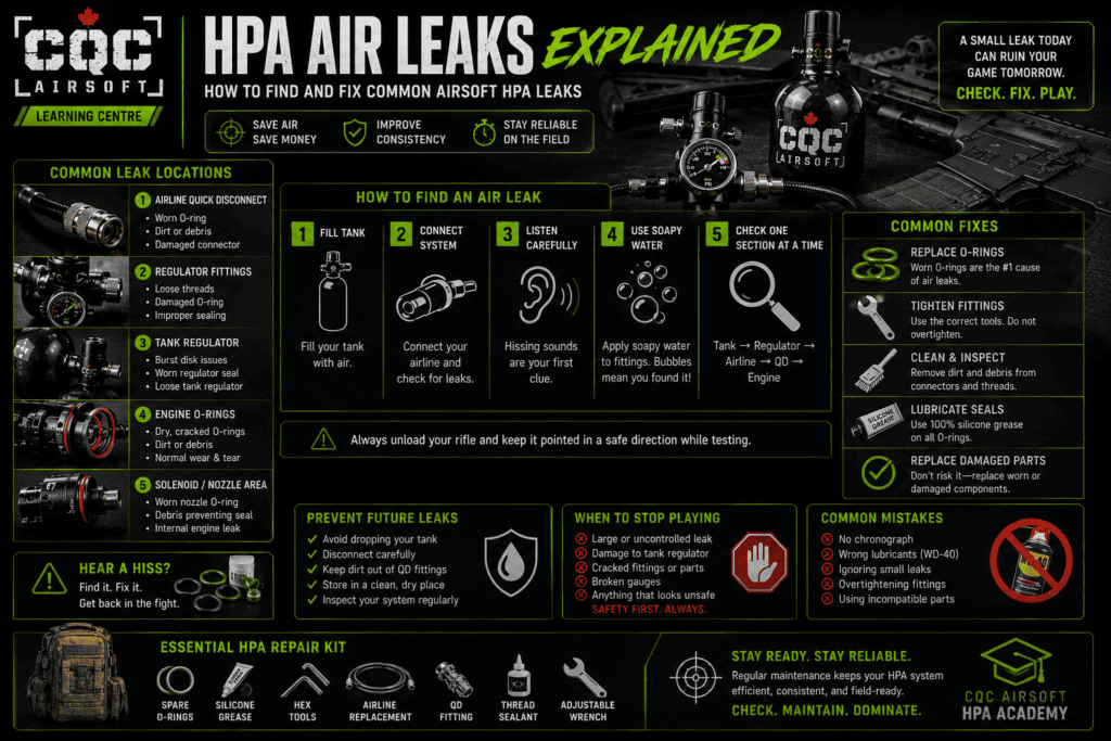 HPA Air Leaks Explained – CQC Airsoft Guide