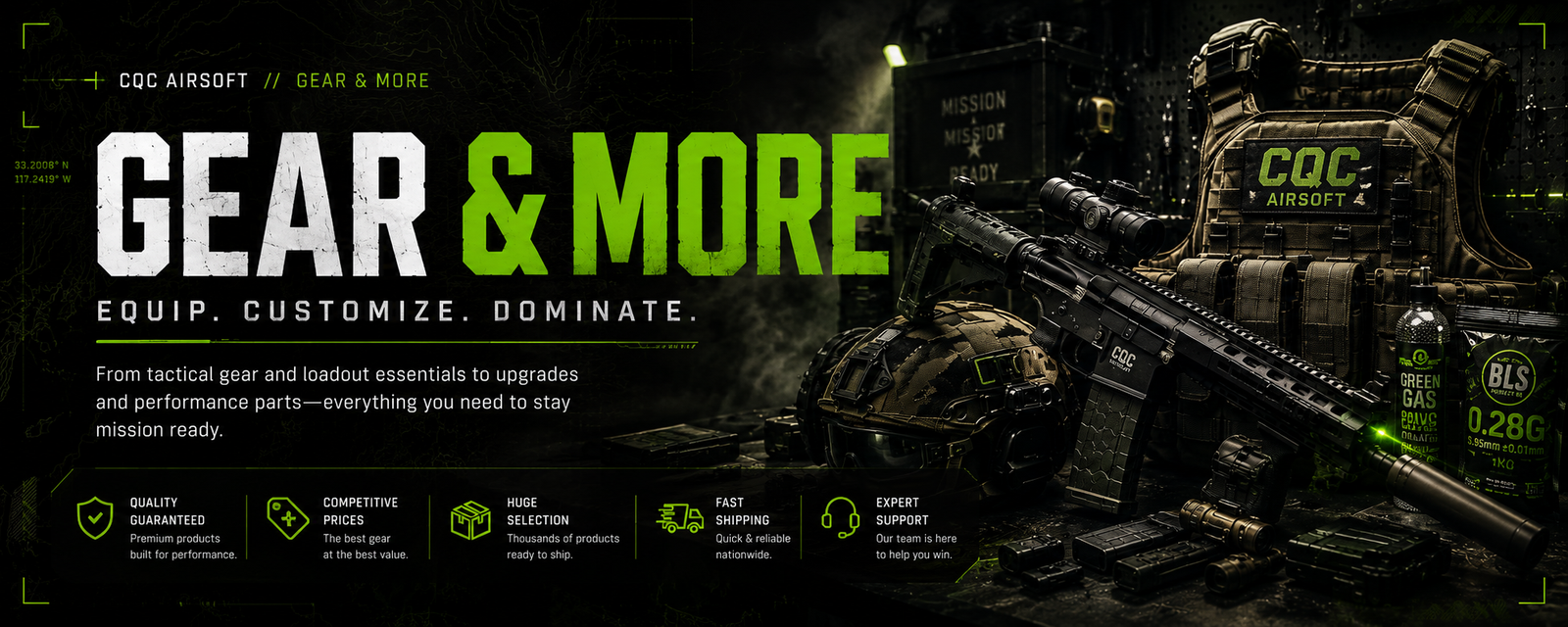 CQC Airsoft Gear & More
