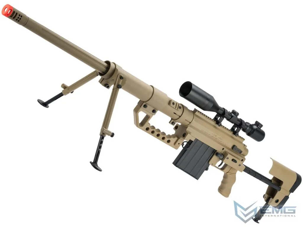 EMG x CheyTac M200 Spring Powered Bolt Action Airsoft Sniper Rifle - Ares (Color: Desert)