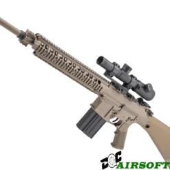 E&C Airsoft MK110 Precision Rifle Airsoft AEG Designated Marksman Rifle (Color: Dark Earth)