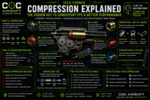 Airsoft Compression Explained Infographic