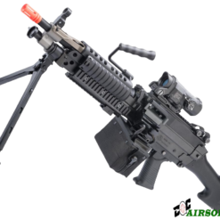 Cybergun x FN MK46M SAW Airsoft AEG Light Machine Gun - A&K