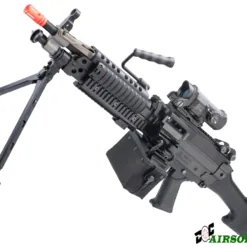 Cybergun x FN MK46M SAW Airsoft AEG Light Machine Gun - A&K