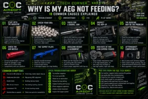 CQC Airsoft AEG Feeding Troubleshooting Guide