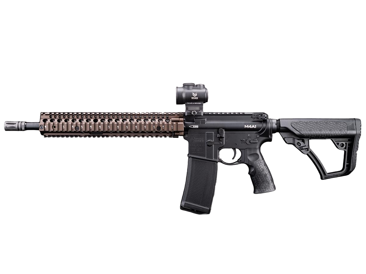 EMG x Daniel Defense DD M4 Gas Blowback Airsoft Rifle - Double Eagle (Model: M4A1 RIS 2)