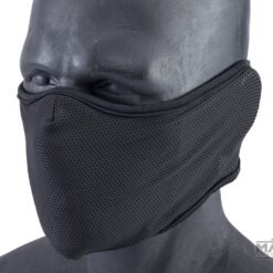 Matrix Cuirass Face Guard w/ Mesh Mouth Protector (Color: Black